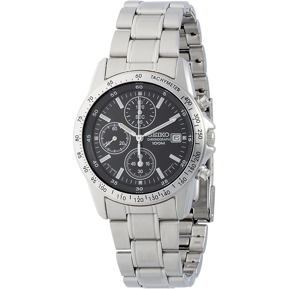 Мужские часы Seiko SND367PC Импортная модель Аналоговые кварцевые часы из нержавеющей стали