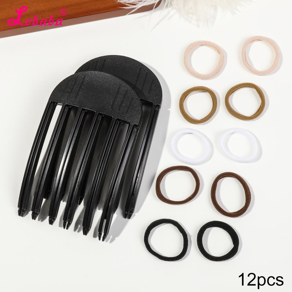 Высокий Краниальный Верх Аксессуары Ветер Пластиковая Расческа Корни Волос Натуральный Пушистый Ленивые Люди Без Следов Зажим для Волос Аксессуары для Укладки Волос
