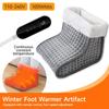 Electric Foot Heater, 4 Modes, Timing Heating Control, Washable, Foot Warmer Pad, Thermal Foot Care Cushion