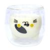 Glass Keeps Drinks Hot or Cute Animal Design with Cat Ears When Spotted Cat 260ml Double-walled, Heat-resistant Cup, Cold, Pouring, Design,