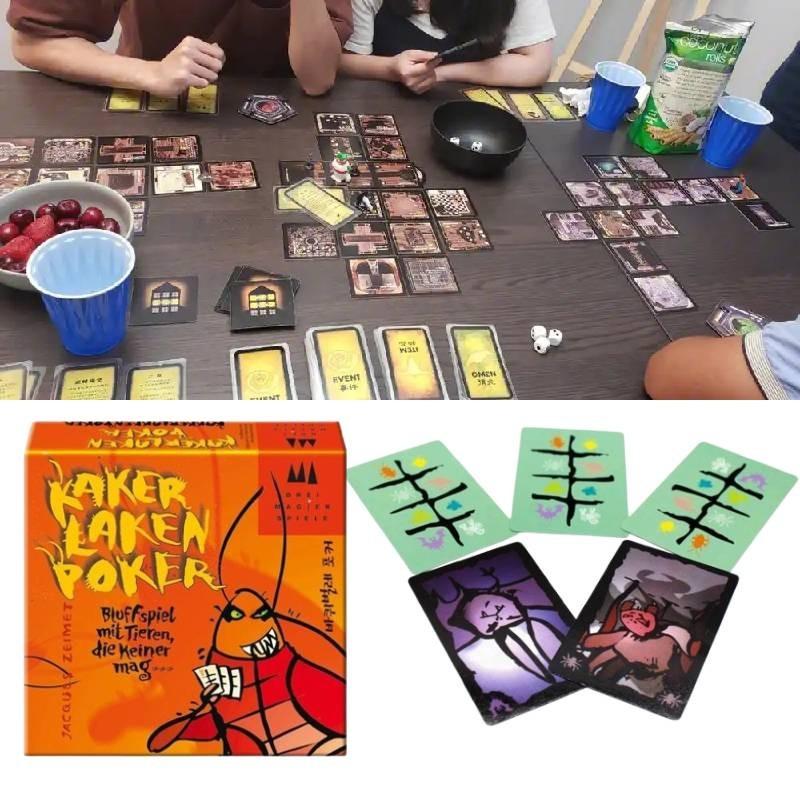 Покер Какер Простыня Карточная Настольная Игра Семейная Вечеринка Реквизит Обучающая Игрушка Подарок Детям