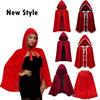 С капюшоном оверсайз Хэллоуинский плащ с капюшоном на шнуровке Винтажная накидка с капюшоном Новый дизайн Костюм для косплея