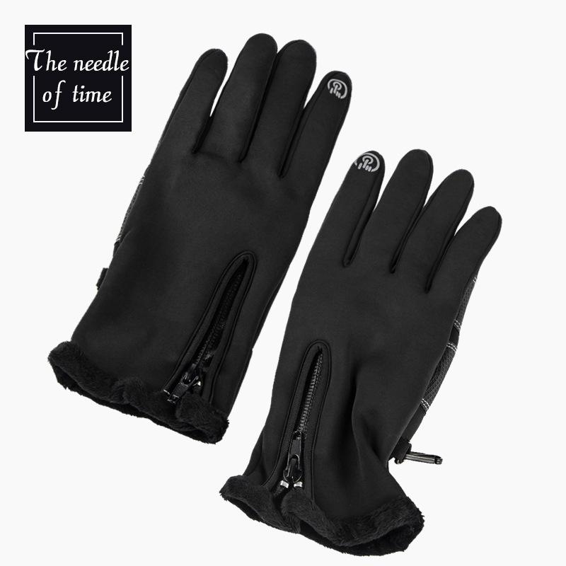 Mary Winter men's and women's warm waterproof full-finger cycling gloves with anti-slip touchscreen compatibility