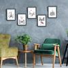 Spakon 9 Pieces Paris Bathroom Decor Paris Theme Wall Art Room Decor Romantic Pink Eiffel Tower Wall Art Bedroom Pictures