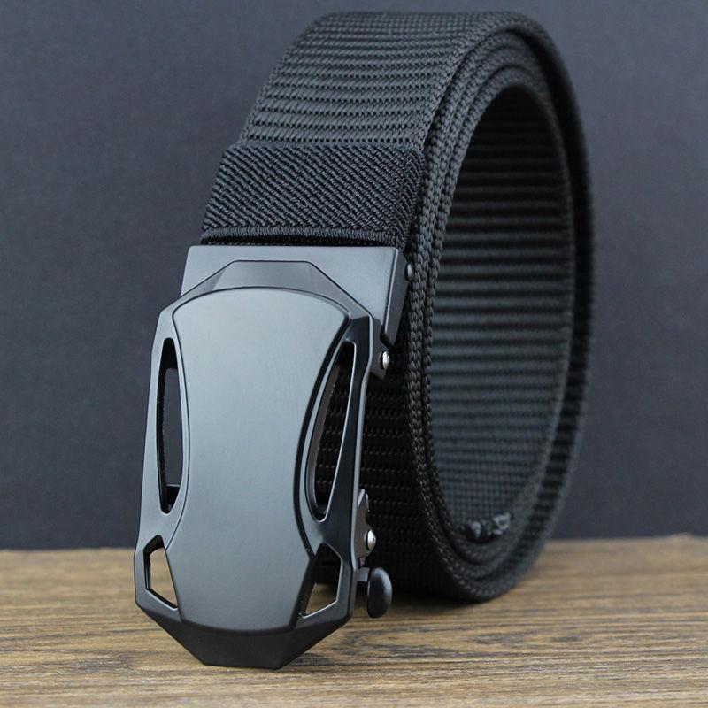 Мужской ремень для занятий спортом на открытом воздухе для джинсовых брюк, дизайнерский повседневный модный ремень, холст, тактический ремень для брюк, деловой ремешок HB042