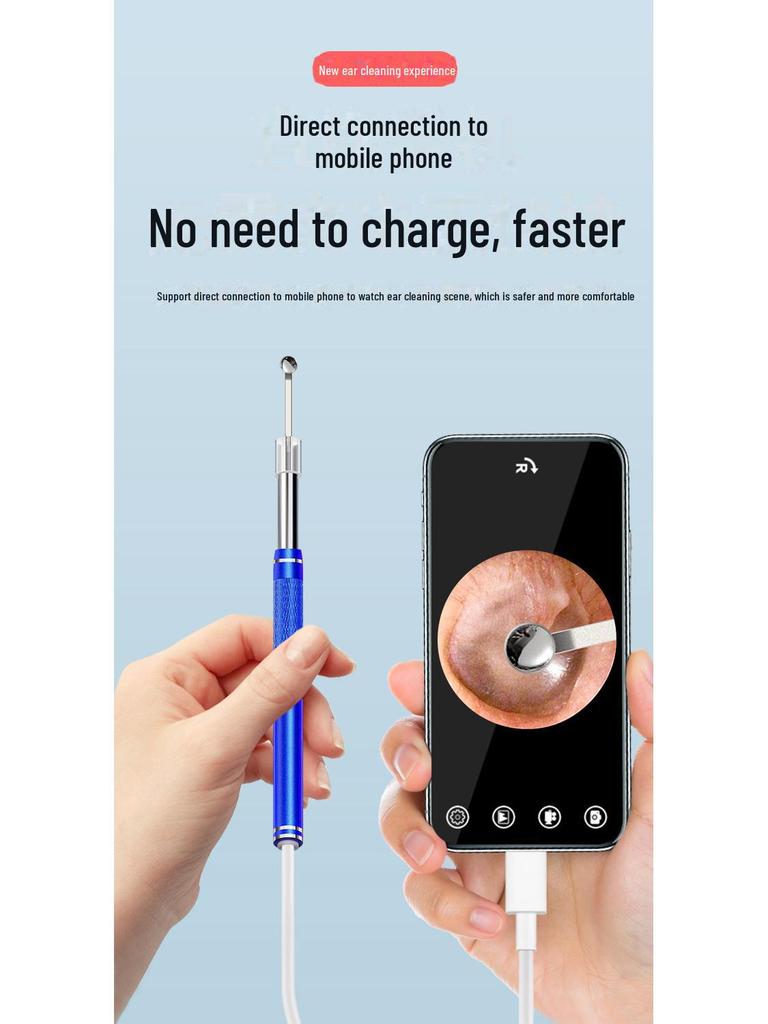 HD Smart Visual Инструмент для чистки ушей с камерой