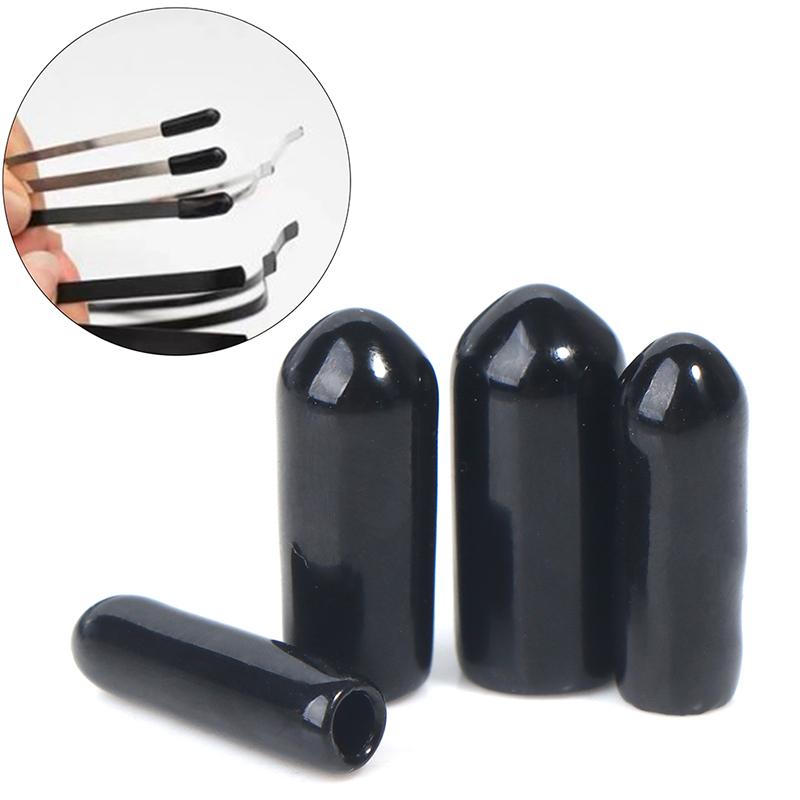 200pcs Rubber Round End Caps For Push-In Caps Of Pipeline Thread Protectors.