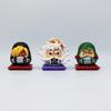 8 см Фигурки One Piece Луффи Фигурка Зоро Модель Санджи ПВХ Q-версия Статуэтка GK Коллекция Настольное украшение Игрушки Подарок на день рождения GK