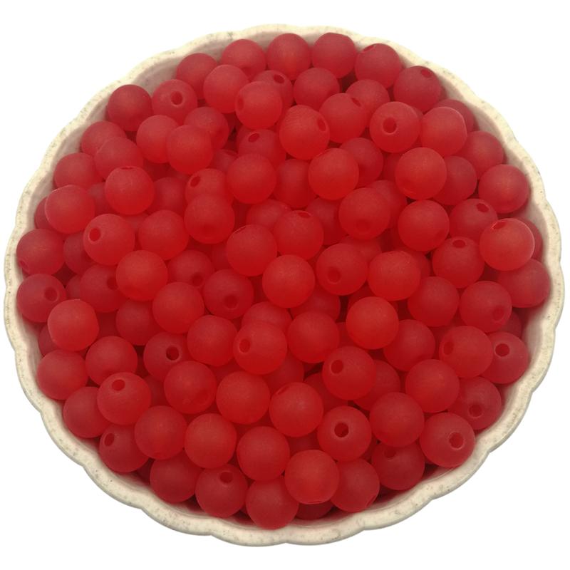 6 мм 80 шт. для изготовления ювелирных изделий, красочные акриловые бусины с глазурью, ювелирные изделия «сделай сам», браслеты, ожерелья, серьги, поделки, материал ручной работы