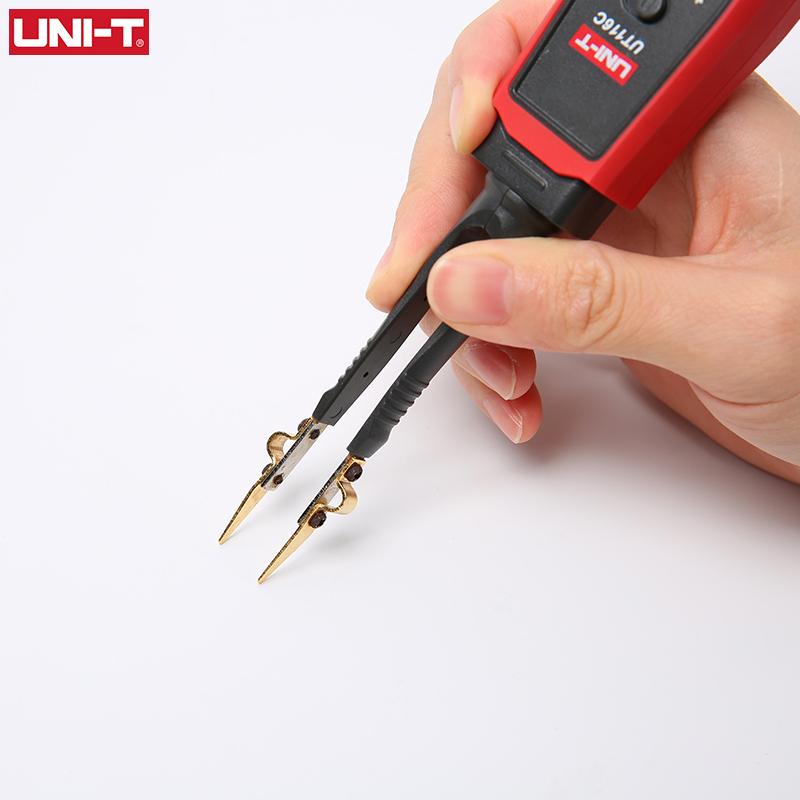UNI-T SMD Tester UT116C UT116A Resistance Tester Rotable LED Diode Resistor Battery Test Capacitor Tester