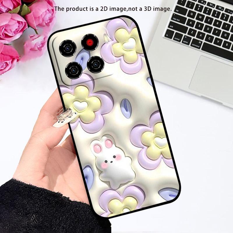 Чехол для телефона ZTE Blade A56 Милый мультяшный узор Мягкий силиконовый задний чехол из ТПУ для ZTE BladeA56 A 56 4G Z2473 ZTEA56 Fundas Capa