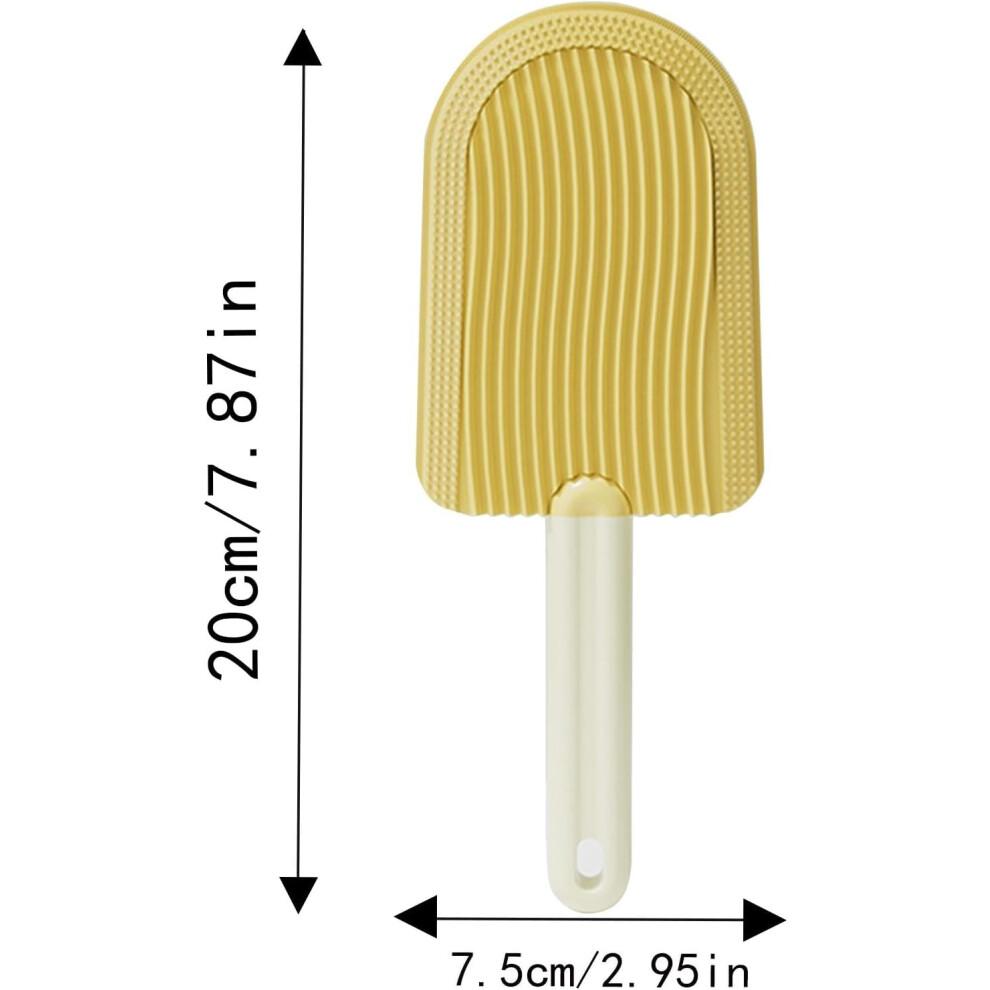 Cat Hair Removal Brush, Gentle and Effective Dog Undercoat Brush, Yellow