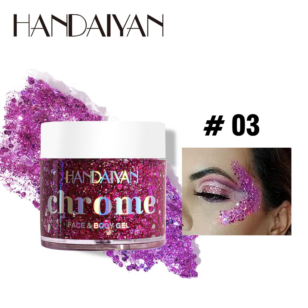 Гелевые тени для век, меняющие цвет, блестящие тени для век, патчи для лица и тела, блестящий сценический макияж, многофункциональный блестящий гель