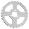 T8F 54T Sprocket 29mm 3 Hole White Steel Crankset for 4749cc Mini Motorcycle ATV Kart