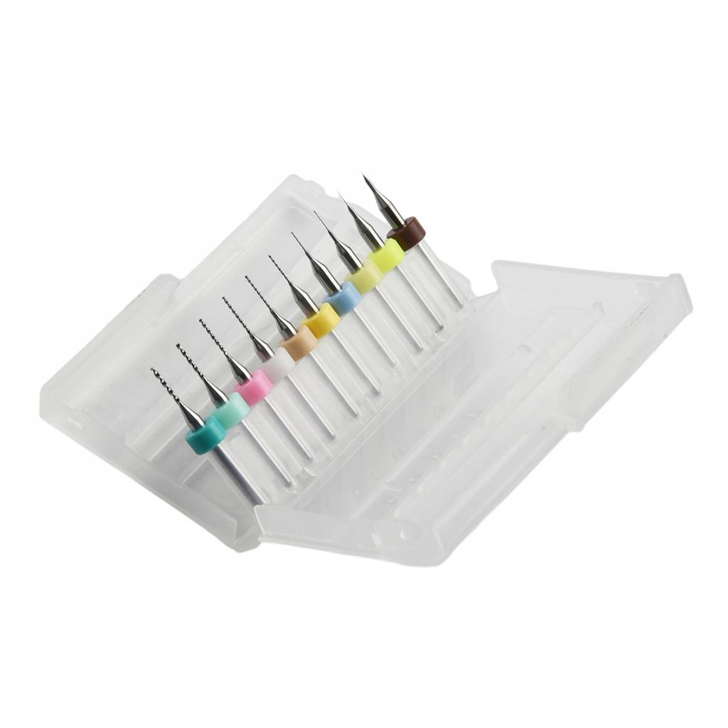 PCB Drill Bits 1/8" Shank For Mold Plastic Copper 10PCS Useful High Quality