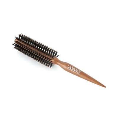 Weshin Walnut Slim Type Pigtail Roll Brush