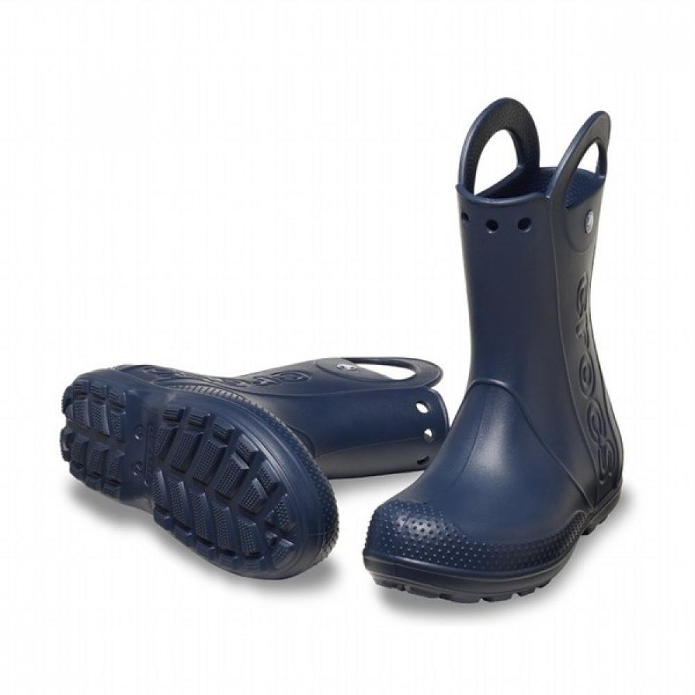 [Обувь Crocs] Официальные детские сапоги Crocs Handle It Rain Boot Navy 25skbt211056 