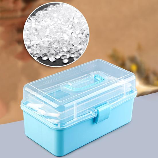 Многослойный складной ящик-органайзер с ручкой, большая вместительная кисть для рисования, швейные принадлежности, чехол для хранения мелочей