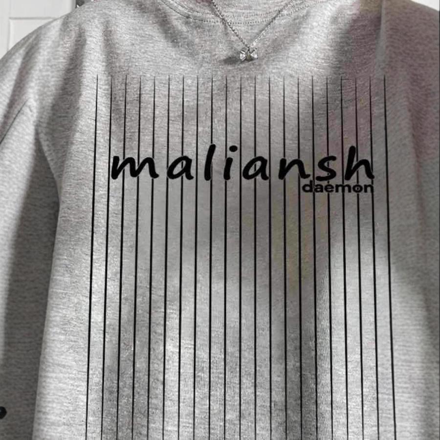 Женская футболка большого размера из чистого хлопка серого цвета с коротким рукавом - летний модный европейский и американский дизайн