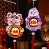 Luminous 2025 Snake Year Bamboo Lantern Spring Festival Supplies Home New Year Decoration