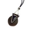 [R5248] - 'Kilimanjaro' Black Brown Wooden Necklace - 15x7 Cm