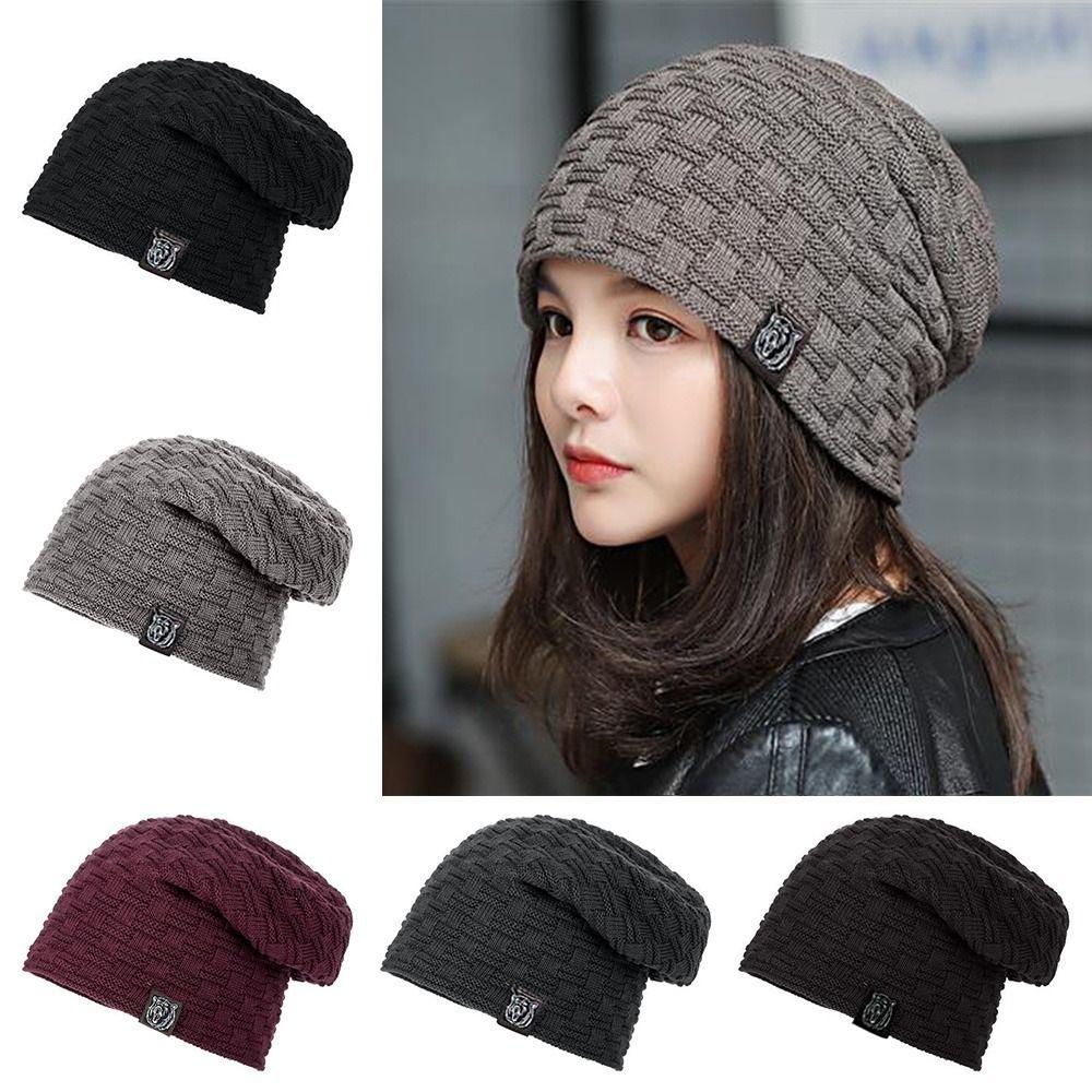 Теплая холодная шапка мягкая вязаная шапка холодная шапка зимняя шапка бини для мужчин и женщин