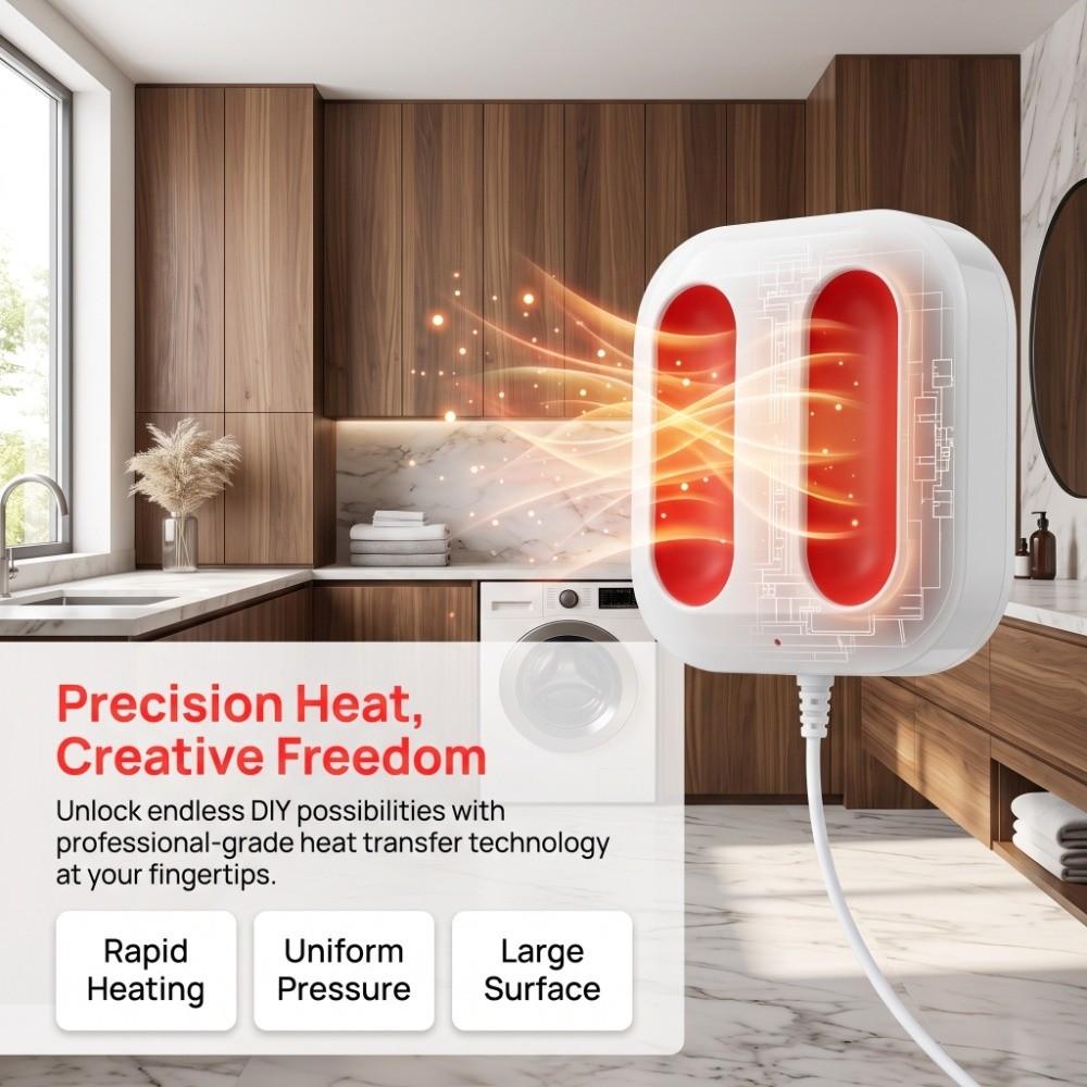 Handheld Sublimation Iron Fast Heat Up Heat Transfer Machine Heat Press Machine Household