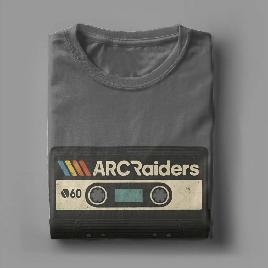 ARC Raiders Tape Pattern Fun TShirt Unisex Printed Cotton Crew Neck AllSeason Streetwear Top oversized t shirt harajuku