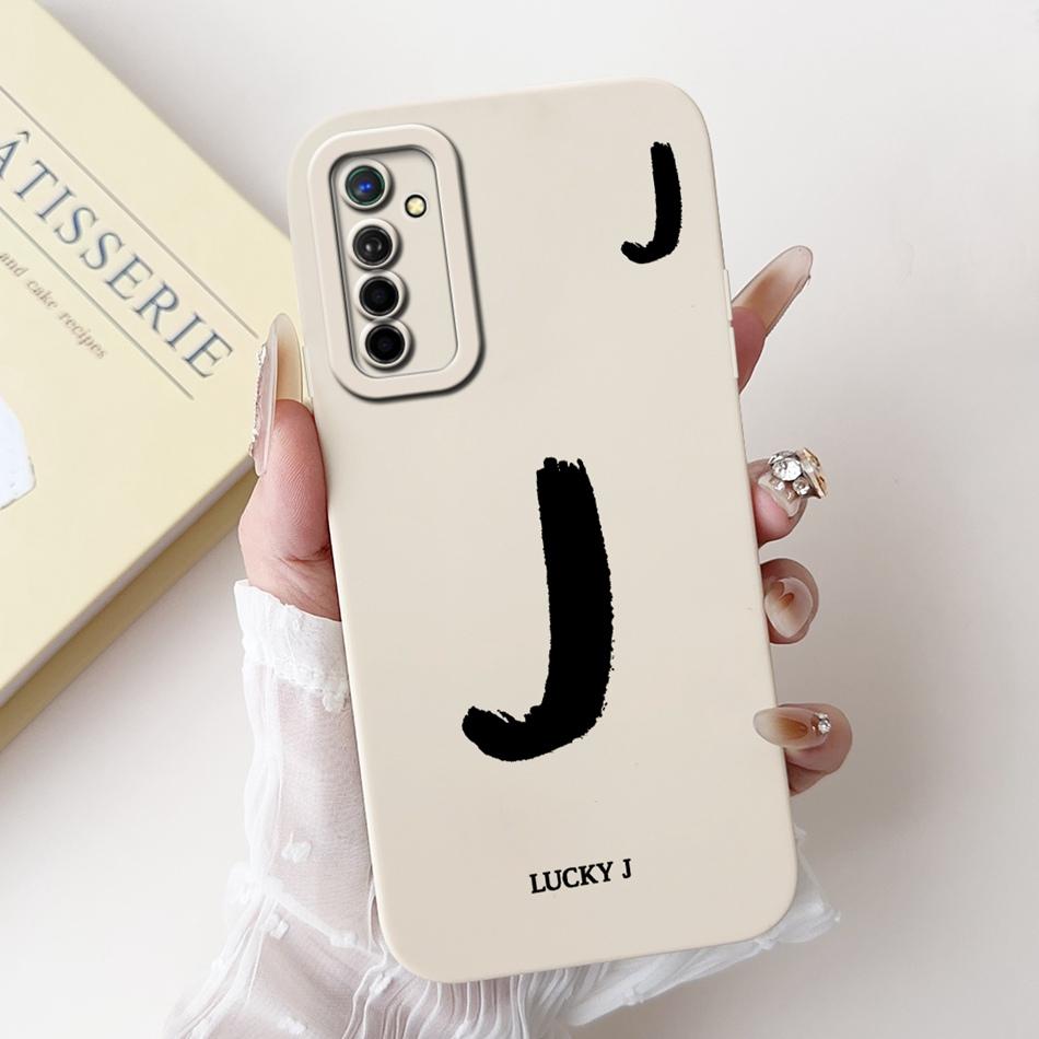 Чехол для телефона Realme X2 XT со счастливой начальной буквой Для Realme XT X2 Мягкий силиконовый противоударный чехол