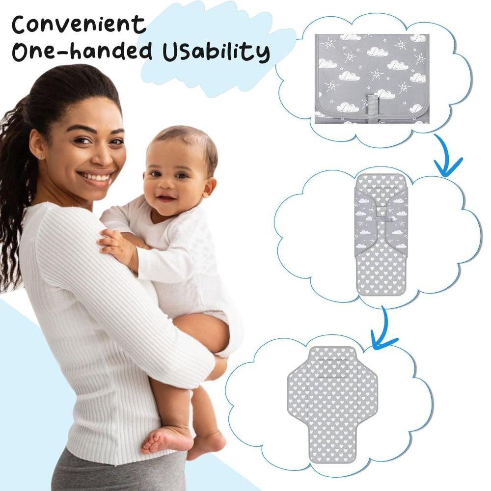 Oxford Diaper Changing Pad Waterproof Baby Diaper Sheet Simple Travel Nappy Changing Mat Infants