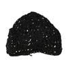 Adjustable Strap Mesh Hair Net Turban Hat Crochet Hair Snood Fashion Black Wig Caps  Women