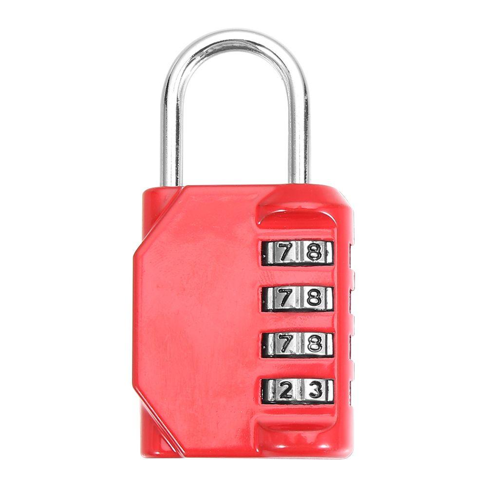 Кодовый замок, металлический кодовый замок, сбрасываемый, дорожные аксессуары, пароль, навесной замок, 4 цифры