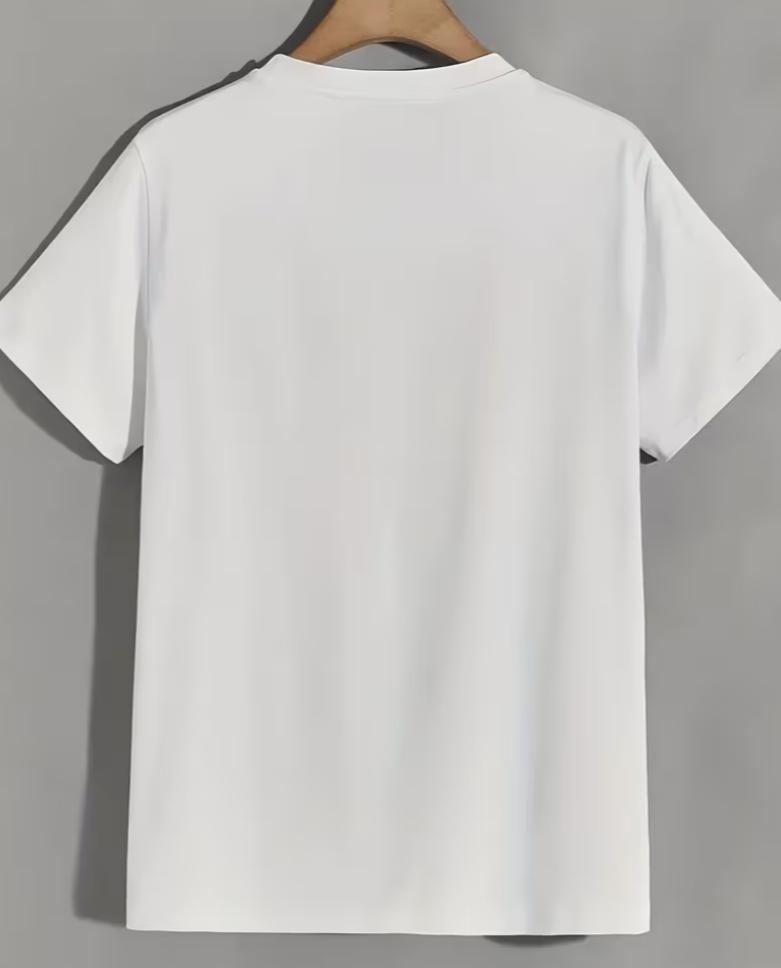 Unisexs Heavyweight Soft and Breathable Crew Neck Shortsleeve Shirt Casual and Party Wear Summer Apparel Trendy Printed