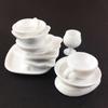 12Pcs/Set Mini White Kitchenware Toys Drink Cups Dish Plate Tableware Mini Simulation Accessories Diy Pretend Play Toys