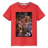 FNAF Summer 100%Cotton T-shirt Casual Boy Short Anime Tees Y2k One Piece Bear Rabbit Game Kawaii Print Tops Kids Clothes Girls