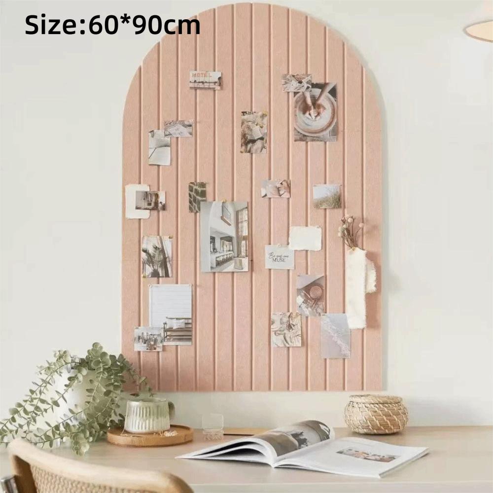 Self Adhesive Felt Acoustic Panel Vertical Stripe Photo Wall Sticker Photo Display Background Wall