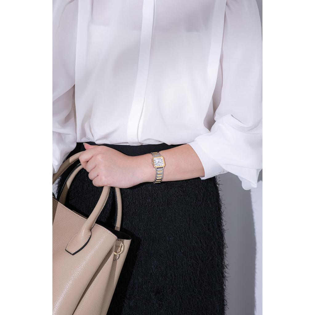 [Seiko Watch] Women's Analog Quartz Watch, Seiko Selection Nano Universe Collaboration, Silver & Yellow Gold, SSEH016