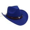 Cow Head Sunscreen Bucket Hat Felt Cowgirl Cap Retro Western Cowboy Hat  Travel