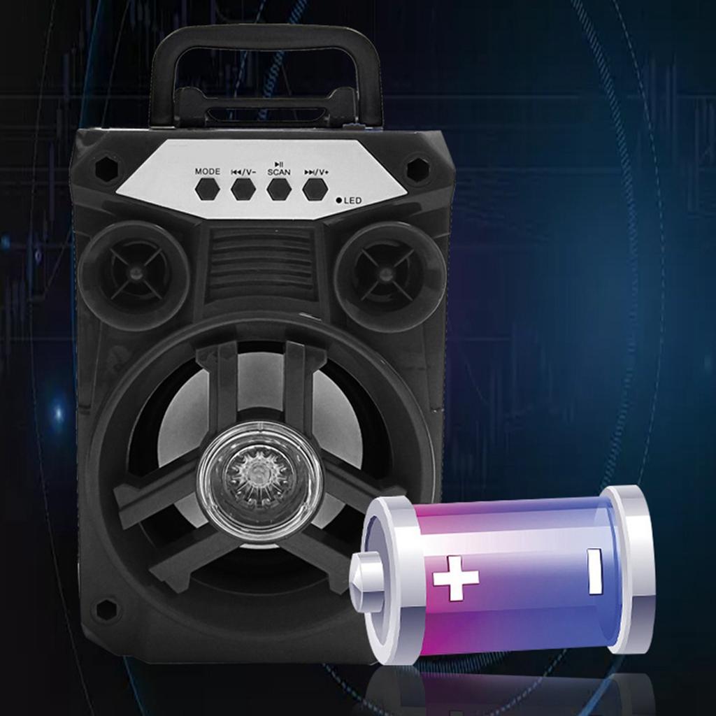 Bluetooth Speaker Support Memory Card U Disk FM Portable Wireless Speaker with Microphone 10W