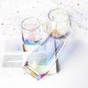Transparent Rainbow Glass Cup Lead-free Crystal Cup Juice Milk Coffee Tea Cup Creative Wine Glass Drink Cup Heat-Resistant Mug