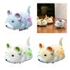 Robotic Plush Mouse Cats Toy Simulated Animal Automatic Movements Anxiety Boredom Relief For Indoor Floor Table Use