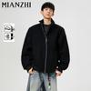 Мужская американская ретро-куртка с утолщением для тепла