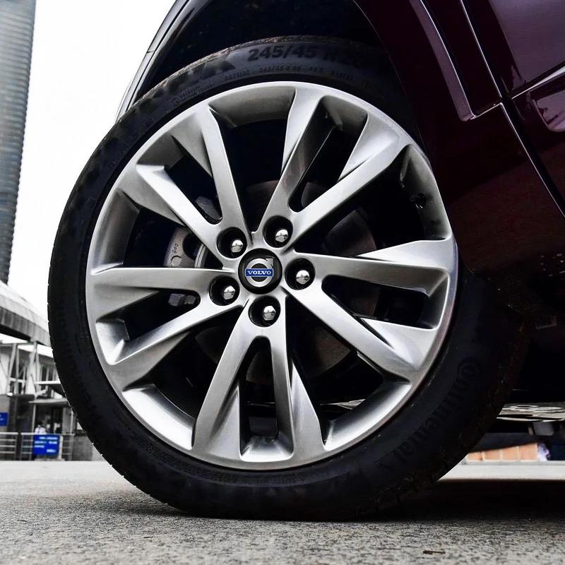 4PCS 56mm Car Styling Wheel Hub Caps Emblem Badge Stickers Decoration for Volvo V50 S60L XC60 S40 XC90 V60 S80 V90 V70 V6 T6 CUH1