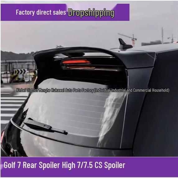Задний спойлер из углеродного волокна R-Line GTI для Volkswagen Golf 7/7.5