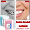 200pcs Plastic Double-headed Disposable Toothpicks Ultra Fine Interdental Brush Dental Flossing Head Oral Hygiene Tool