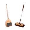 Bolalar supurgi, sovok, mop, yoqimli, yengil, kichik, o'g'il bolalar va qizlar uchun tozalash to'plami