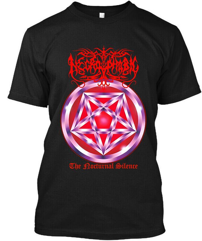 Limited New Popular Necrophobic The Nocturnal Silence Sweden Music Unisex T-shirt Graphic Tee