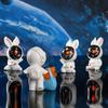 Миниатюрные фигурки милые мультяшные астронавты кролики микро ландшафтные украшения для украшения дома поделки кролики декор стола комнаты