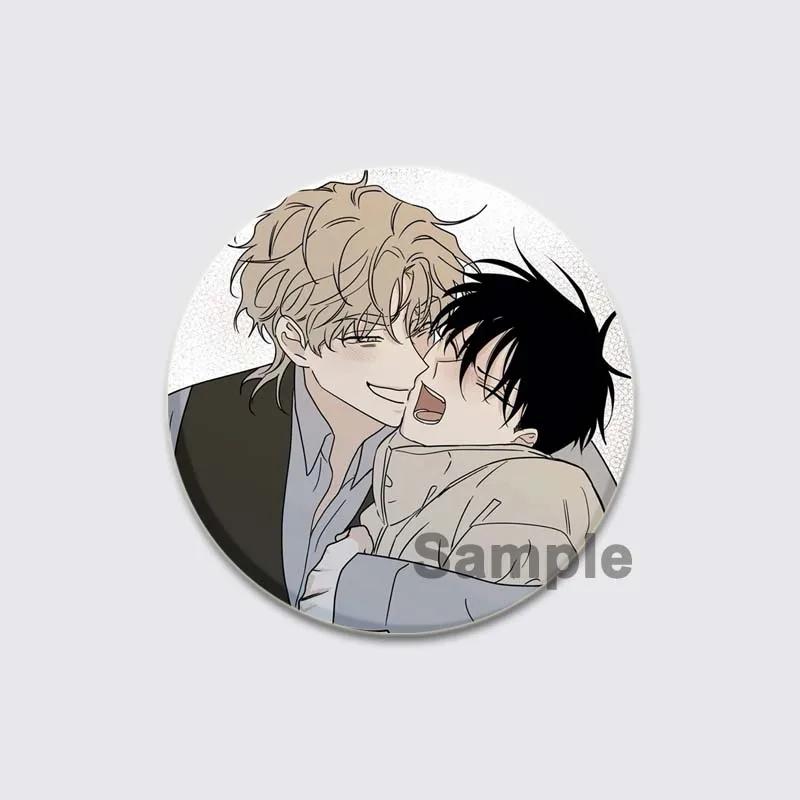 32/44/58mm BL Anime Low Tide In Twilight Badge Cartoon Brooches On Backpack Clothes Handmade Round Enamel Pins for Jewelry Gift Accessory