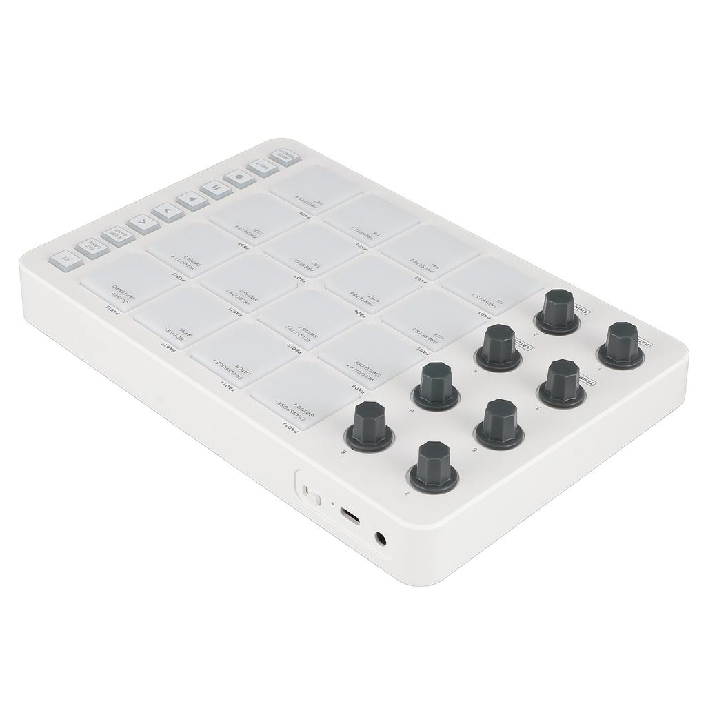 SMC PAD Bluetooth MIDI-контроллер Портативный USB MIDI-контроллер ударных пэдов с 16 пэдами с подсветкой RGB 8